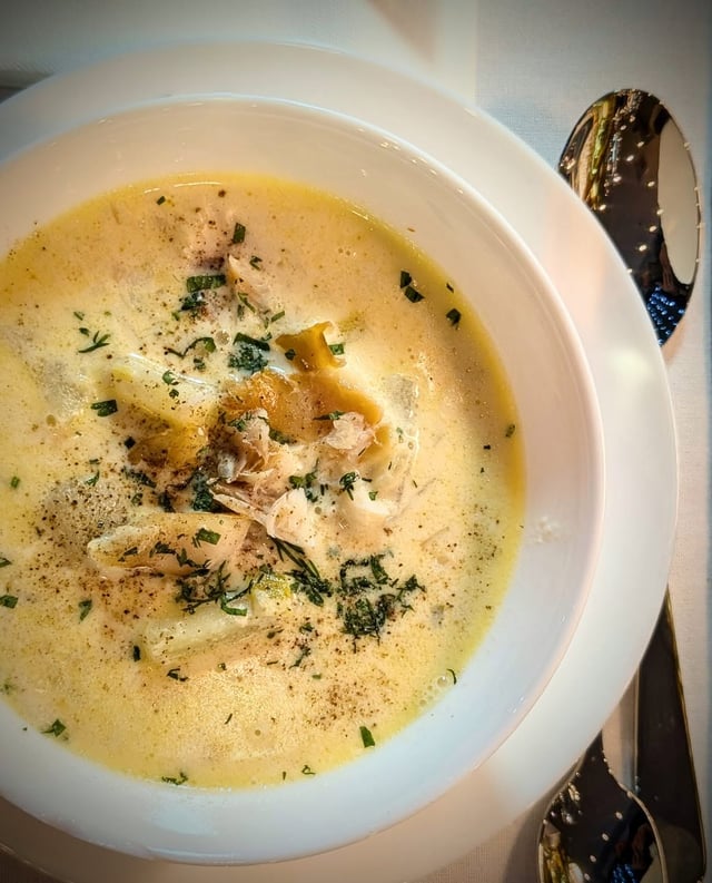 Cullen Skink, a traditional Scottish smoked haddock soup
