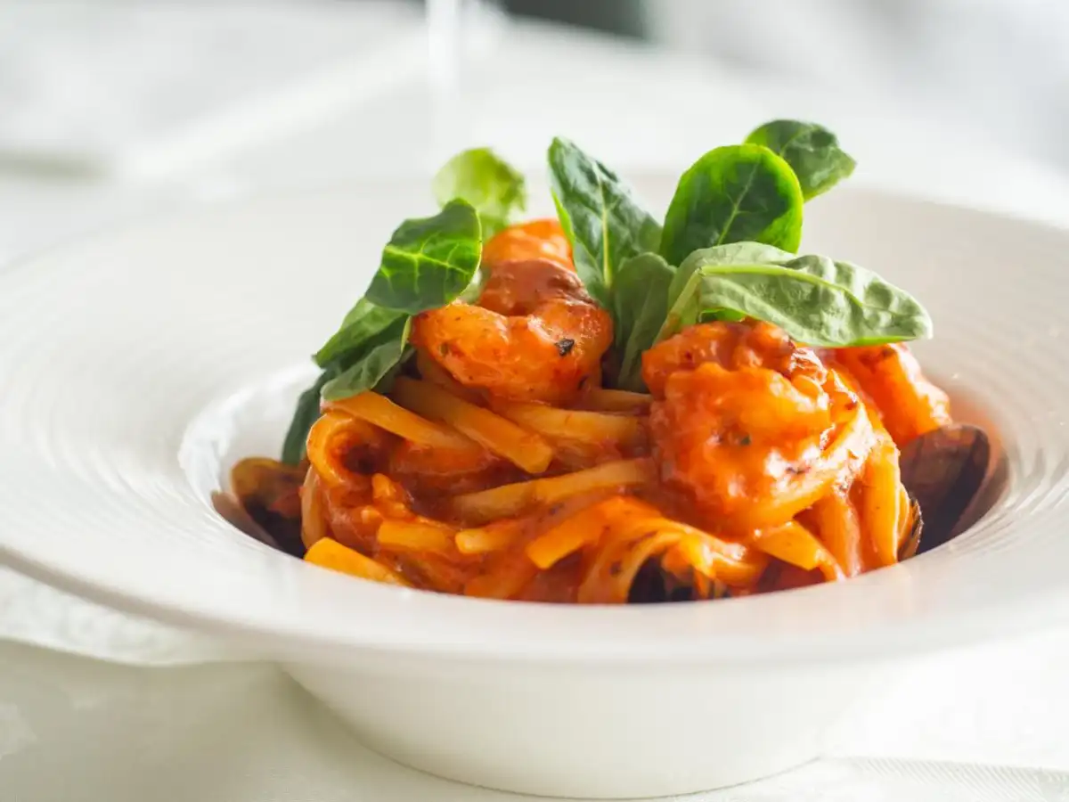 À la carte Italian dishes at Luna Rossa